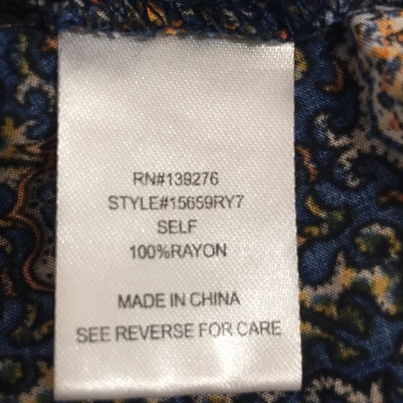 Anthropologie Daniel Rainn Small blue gold mandala - Picture 6 of 6